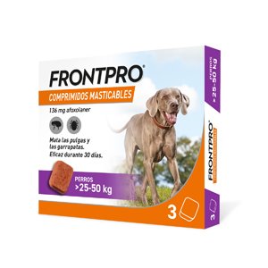 FRONTPRO 25 - 50 Kg. 3 comprimidos